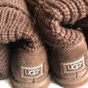 UGG Cardy Boots Knit Womens size 7